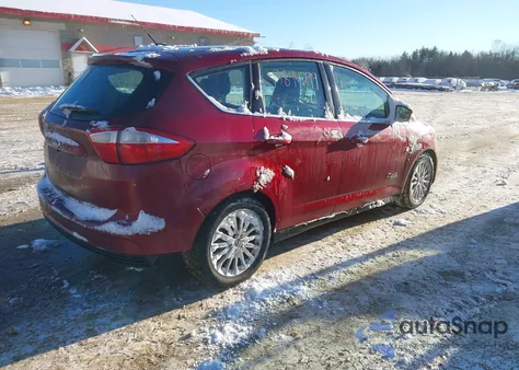 2013 Ford C-Max Energi Sel from USA, damaged, VIN 1FADP5CU3DL536394